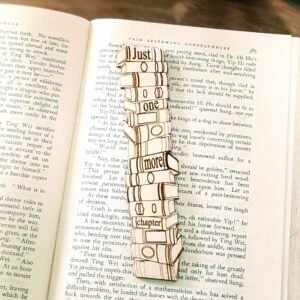 Wooden Engraved Bookmark Eco Friendly