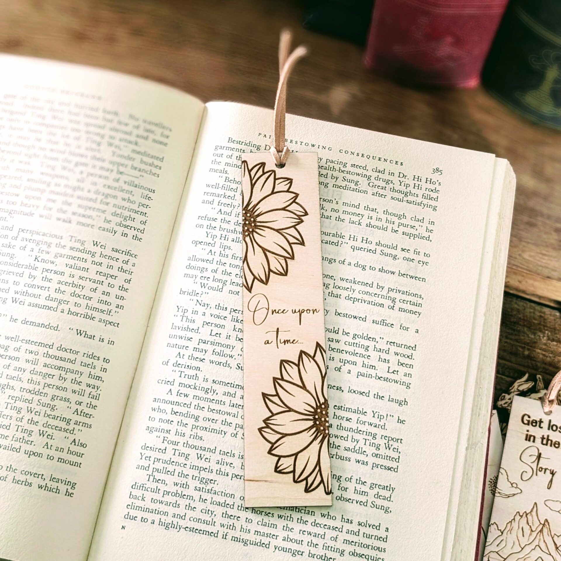 Wooden Engraved Bookmark Eco Friendly Wooden Engraved Bookmark Eco Friendly
