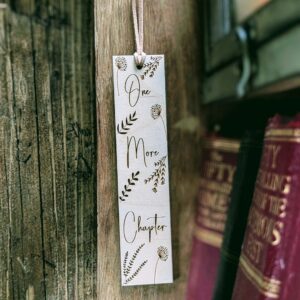 Wooden Engraved Bookmark Eco Friendly