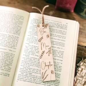 Wooden Engraved Bookmark Eco Friendly