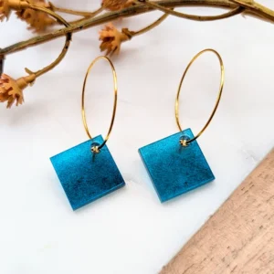 Minimalist Geometric Style Hoop Earrings