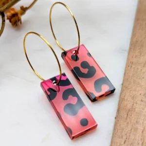Minimalist Geometric Style Leopard Print