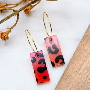 Minimalist Geometric Style Leopard Print