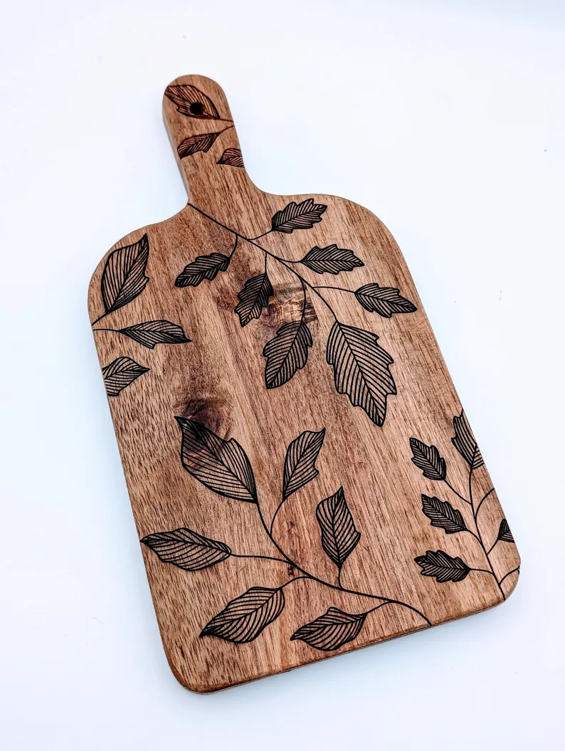 Wooden Leaf Design Charcaturie Board Wooden Leaf Design Charcaturie Board