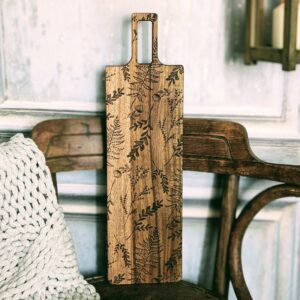 Wooden Meadow Charcaturie Board Botanical